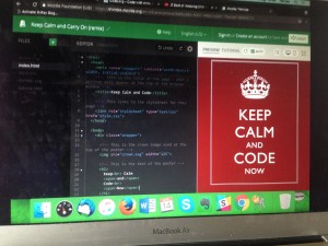 Keep Calm and Code Now